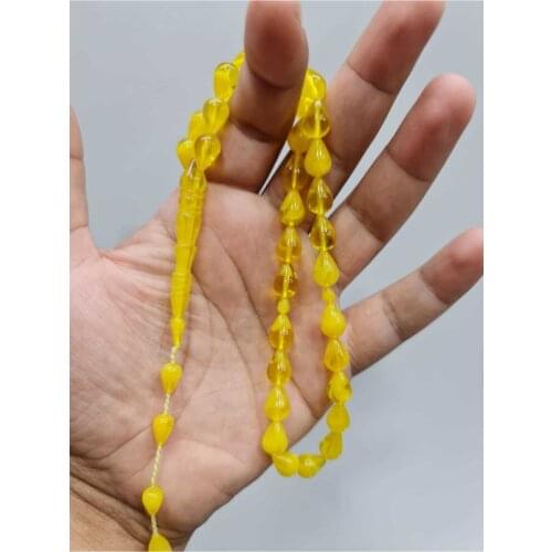 Islamic Tasbih Muslim Rosary Beads 33 Prayer Rosary For Men Bracelet For Men Accessory amber oltu amber stone Handmade Turkey