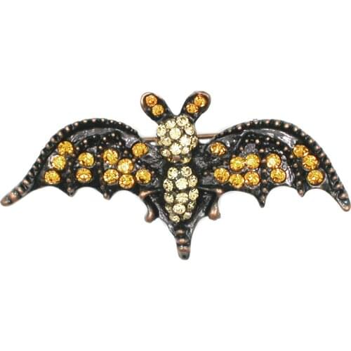 Bat Brooches Men and Women Fashion Party Casual Brooch Pins Halloween Gifts