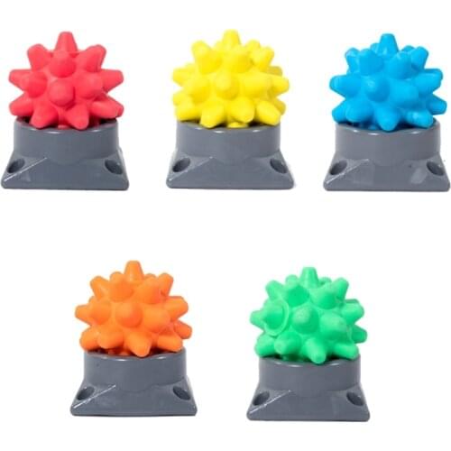 Muscle Relaxation Hedgehog Massage Ball with Trigger Point Foot Massager Portable Acupoint Fascia Ball with Base