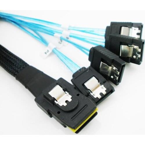 Server array card Mini SAS SFF 8087 to 4 X sata 3 hard disk Connect data line
