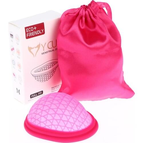 Menstrual Reusable Disc Flat-fit Design Menstrual Cup Extra-Thin Sterilizing Silicone Menstrual Disk Tampon/Pad Alternative