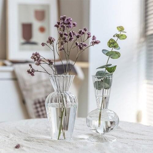 Table Flower Vase for Wedding Decor Centerpiece Glass Vase Rose Tabletop Terrarium Glass Containers Flower Vase Mariage