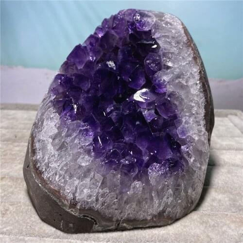 Natural Stones Amethyst Specimen Raw Quartz Purple Crystal Healing Home Decoration Crafts Gift Cluster