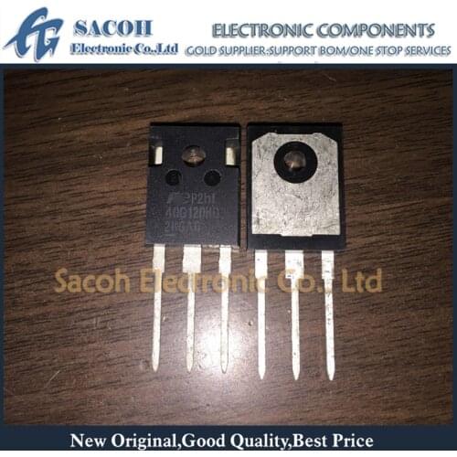 Free Shipping 10Pcs FGW40N120HD 40G120HD 40G120VD 40G120H 40N120 TO-247 40A 1200V Power IGBT transistor