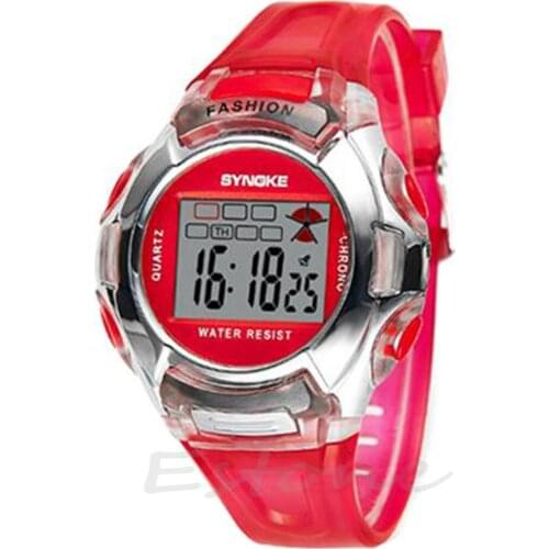 Waterproof Multifunction Sport Electronic LED Sport Digital Clock Wrist Watch For Children Boy Girl Kids Gift