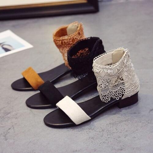 2021 New Women Sandals Soft Stitching Ladies Sandals Comfortable Flat Sandals Women Open Toe Beach Shoes Woman Footwear