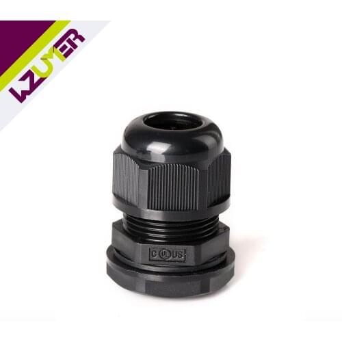 10Pcs White Black Waterproof Nylon Plastic Cable Gland Connector IP68 PG7 PG9 PG11 PG13.5 PG16 PG21