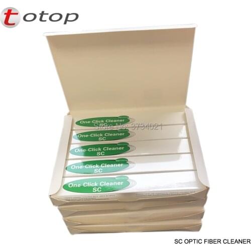 10Pcs/Lot 2.5mm One-Click Fiber Optic Connector Cleaner Pen for SC ST and FC 2.5mm Adapters and Ferrules with over 800 cleans