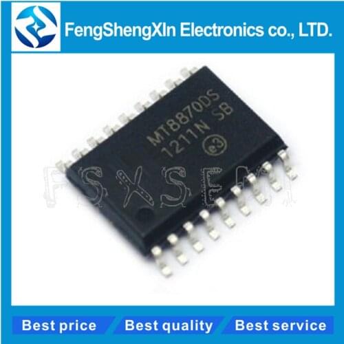 10pcs/lot MT8870DS MT8870 SOP-18 ISO2-CMOS Integrated DTMF Receiver IC