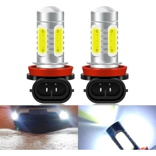 2X H11 LED Fog Lamp Yellow White Blue 9006/HB4 9005/HB3 H1 H3 H16 Car Automobile Bulb H8 H9 Auto Fog Light 2000LM 6000K 3000K