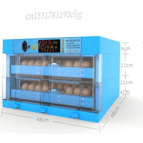 Incubator Automatic Household Mini Intelligent Small Incubator Chicken, Duck, Goose, Quail, Egg, Constant Temperature Bird Incub
