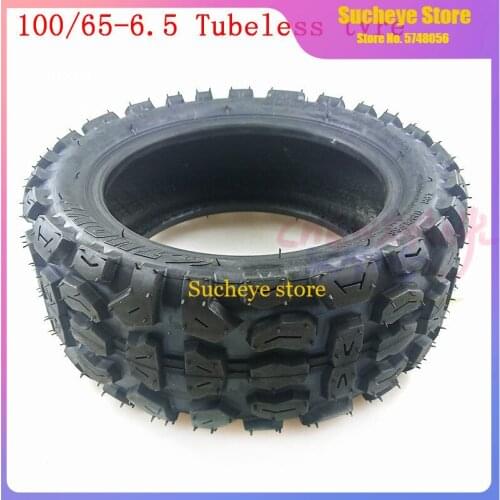 11 Inch Vacuum Tire 100/65-6.5 Tubeless Tyre for Electric Scooter Off-road Tire Pneumatic Tire