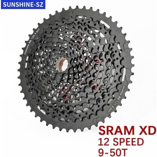 SUNSHINE MTB Cassette XD 12S 9-50T 12Speed 9-11-13-15-18-21-24-28-32-36-42-50T Bicycle Freewheel Mountain Bike Sprocket For Sram