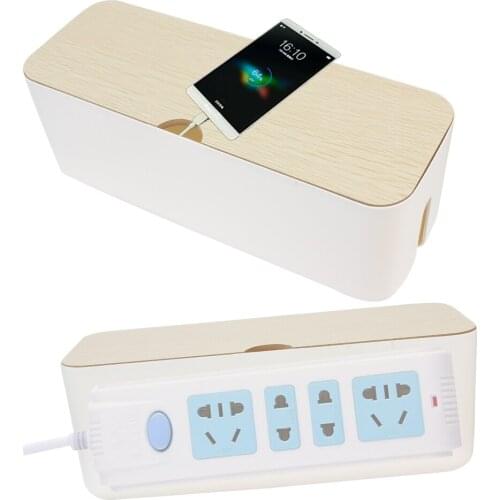 Cable Storage Box Charger Wire Management Power Strip Wire Case Network Line Storage Bin