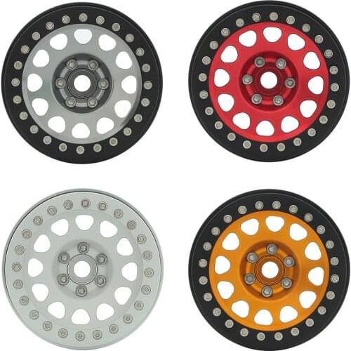 Metal 2.2" CNC Clamp Ring Beadlock Wheel Rim Hub for1/10 RC Crawler Axial SCX10 Traxxas TRX4 TRX6 RGT 86100 Crpra Tamiya