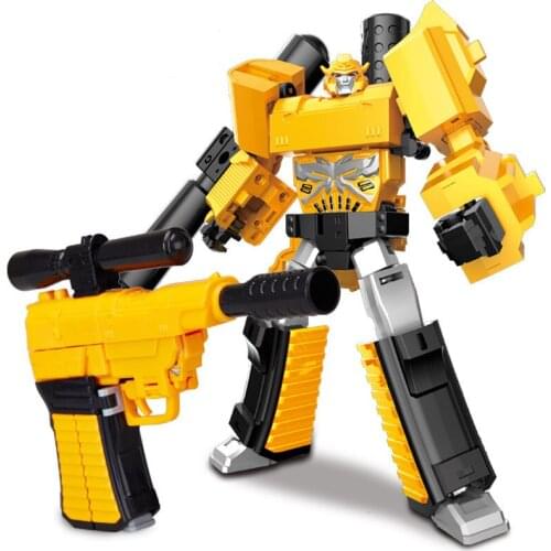 Mini 15CM Newest Anime Transformation Toy Boy Cool Action Figure Robot Military Model Plastic ABS + Alloy Metal Kid Toy Gift