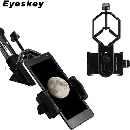 Binoculars monocular telescope Universal Cell Phone Adapter Clip Mount Telescope Spotting Scope Phone Support Eyepiece D:25-48mm