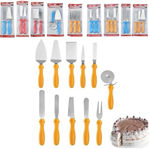 Stainless Steel Butter Cake Cream Knife Spatula Baking Tool Mould Spatulas Set Kitchen Flour Pastry DIY Home Baking Tools