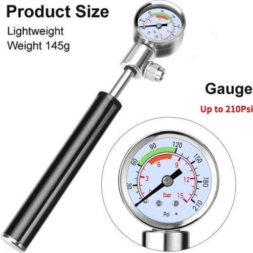 New High Pressure Pump bicycle Mountain Bike American France Nozzle Mini Pump Tire Repair