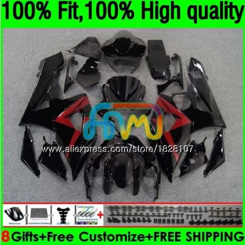 OEM For SUZUKI GSXR-1000 GSX R1000 GSXR 1000 CC 05 06 42BS.35 GSX-R1000 Red black 1000CC 05 06 K5 GSXR1000 2005 2006 Fairing