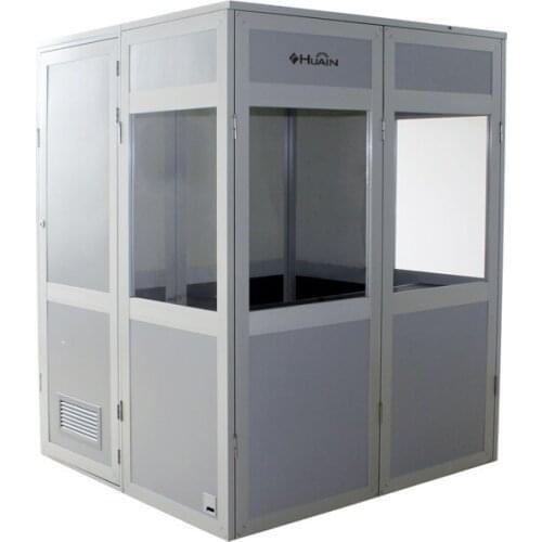 Portable simultaneous interpretation interpreter chamber
