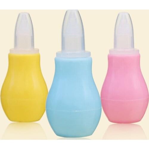 Portable Manual Silicone Baby Toddler Nasal Aspirator New Baby Health Care Infant Nasal Suction Device Safe Non-Toxic