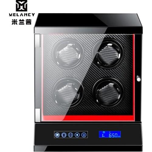 Luxury Storage Watches Case Box Fashion 4 slots Wooden Automatic Watch Winder Boxes