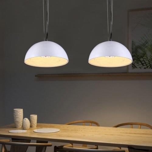 Modern Simple personality Restaurant pendant light Resin LED E27 light bulb Living room lights luster light fixture AC85-265V