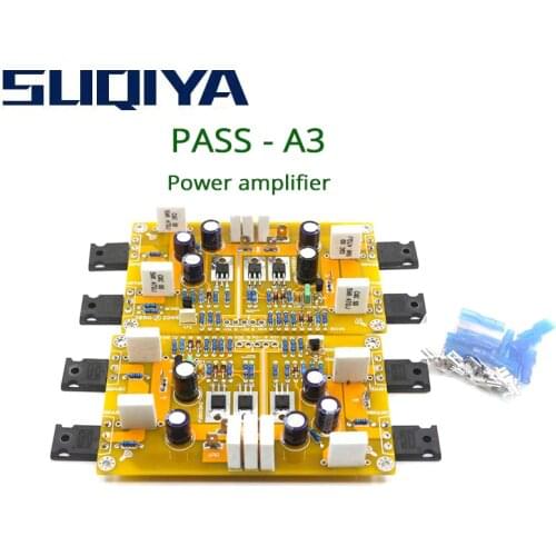 SUQIYA-PASS A3 Single-Ended Class A Power Amplifier Kit Finished Board 30W+30W Supports balanced and unbalanced inputs