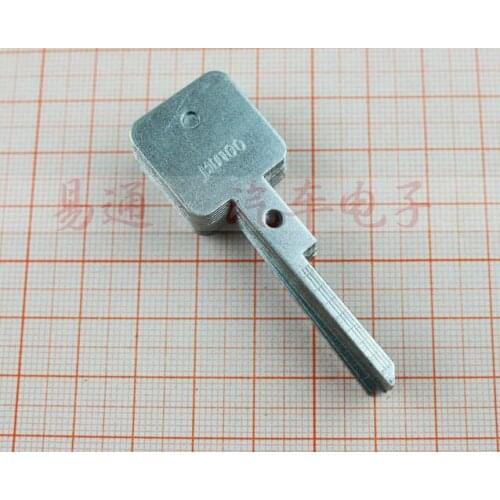 Engraved Line Key for Teeth Blank Car Key Lock For Opel Buick GL8 Cruze Regal Aveo Cadillac Jaguar 2 in 1 LiShi HU100