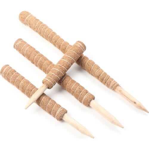 Plant Climbing Pole Coir Moss Stick Coir Moss Palm Vines Stick Plant Support Extension Climbing Indoor Plants Creepers 1PC