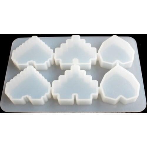 1 PC UV Resin Jewelry Molds Hearts Jewelry Accessories Dried Flower Silicone Epoxy Resin Tools