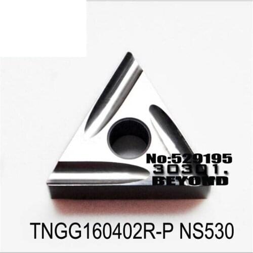 10pcs TNGG TNGG160402 TNGG160408 TNGG160402R-P TNGG160404R-P TNGG160408R-P NS530 Carbide Inserts Lathe Turning Tools