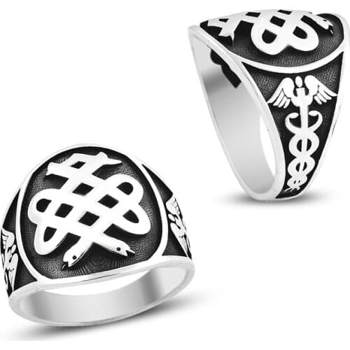 925 Silver Handcraft Traditional Khalif Rings for Men