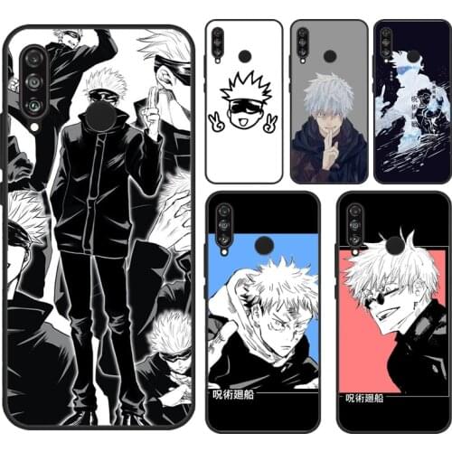 Anime Jujutsu Kaisen Satoru Gojo Case For Huawei P30 Pro P40 P20 Mate 20 Lite Phone Cover For Huawei P Smart Z 2019 2021