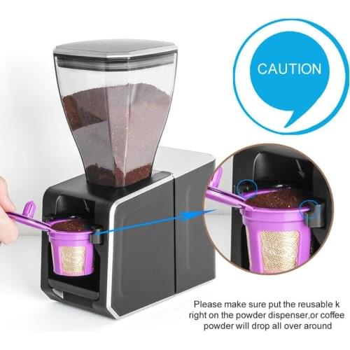 Powder Storage Can Semi-automatic Coffee Filling Machine Filler for Keurig K Cup