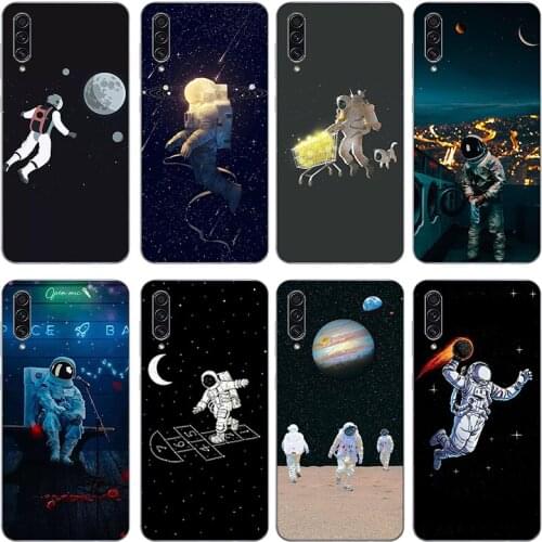 Space planet pattern phone Case For Samsung Galaxy S20 A71 30s 51 10 70 20 40 20s 31 10s A7 A8 2018 Cover