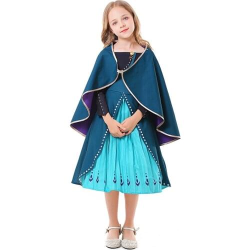 Girls Halloween Retro Medieval Queen Costumes Kids Children Lady Noblewoman Cosplay Carnival Purim Parade Role Play Party Dress