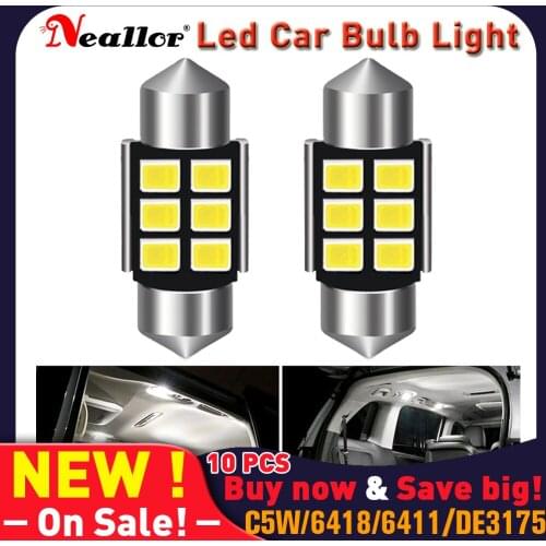 Festoon 31mm 36mm 39mm 41mm Led C5w Canbus License Plate Light Bulb Car Dome Trunk Interior Auto Diode Lamp For Seat Ibiza 6l 6j