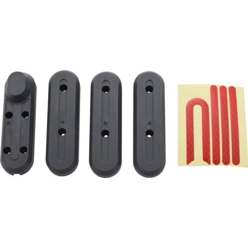 For Xiaomi M365 Electric Smart Scooter Wheel Hubs Cap Protective Shell Case With Sticker Decals Skateboard Replacement Parts