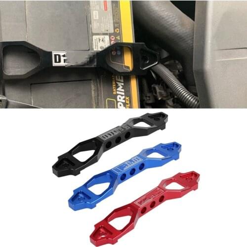 Aluminum Alloy Battery Fasten Bracket Holder Car Battery Tie Down Brace Modification Accessories for Honda Civic 2002-2005