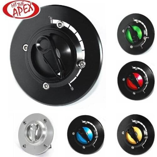 Motorcycle Fuel Tank Cap For SUZUKI GSXR750 GSXR 750 2003-2017 2018 CNC Aluminum Keyless Twist off Nimble Quick Lock Gas Cover