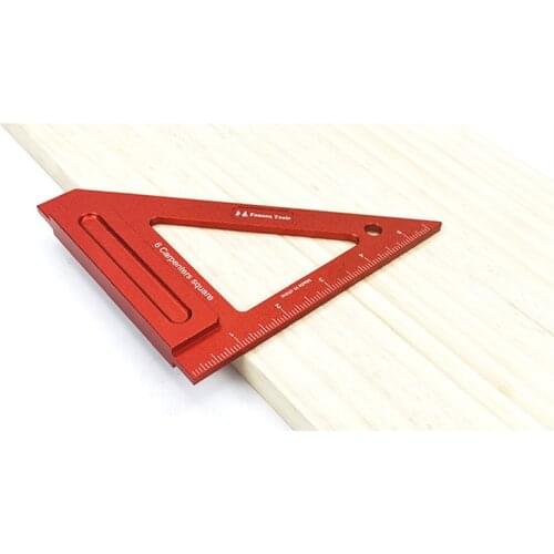 Aluminum Alloy Inch Triangle Ruler Angle Ruler Woodworking Square Ruler Measuring Tools