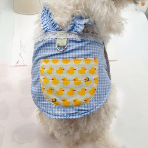Cute Dog Harness Vest Puppy Small Dog Clothes Cat Yorkshire Terrier Pomeranian Shih Tzu maltese Bichon Poodle Schnauzer Clothing