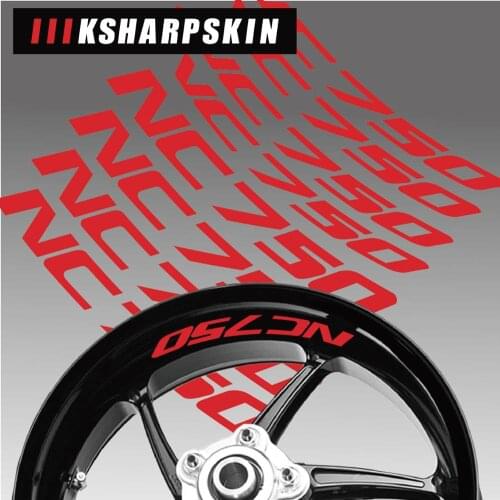 Trend motorcycle outer edge waterproof car Accessories sticker decoration decals for Honda NC750 nc 750 logo stickers
