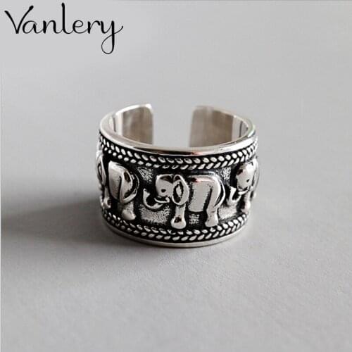 New Fashion Gothic Elephant Rings For Women Wedding Rings Fashion Jewelry Ladies Accessories Boho Jewelry 2021