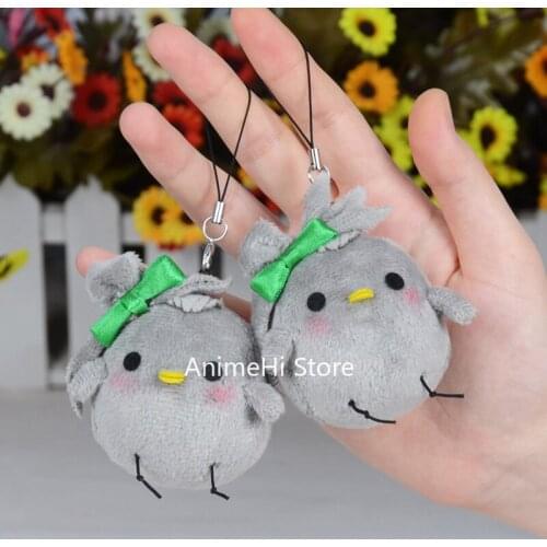 Love Live Plush Toy Lovelive School Idol Project Kotori Minami Little Bird Doll Pendant Cosplay Cute Mini 8cm Key Ring for Gift