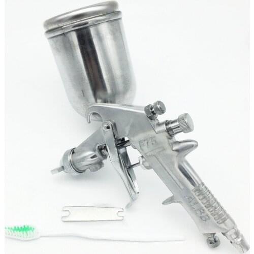 F75 400ML Pneumatic Spray Gun Airbrush Sprayer Alloy Painting Atomizer airbrushTool With Hopper For Cars/furniture 1.5mm Nozzle