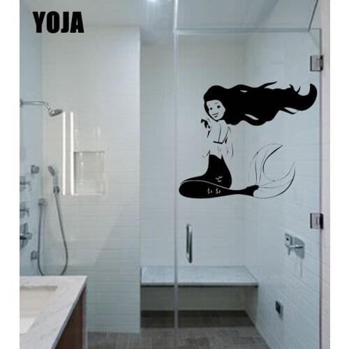 YOJA 20x23.5CM Kitchen Accessories Home Wall Stickers Glass Gecals G2-0028