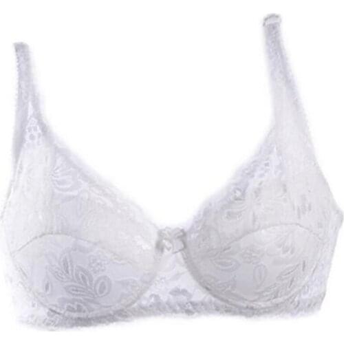 Fashion Ladies Female Push Up Bra Embroidery Lace Bras Sexy Underwear For Women Padded Sheer Bra